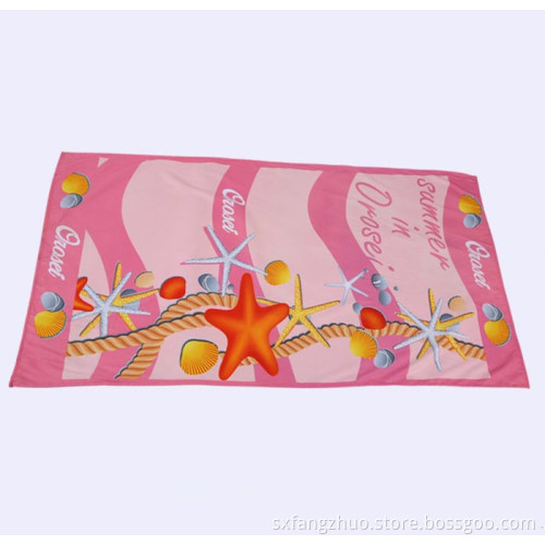 soft large beach towels with logo custom print